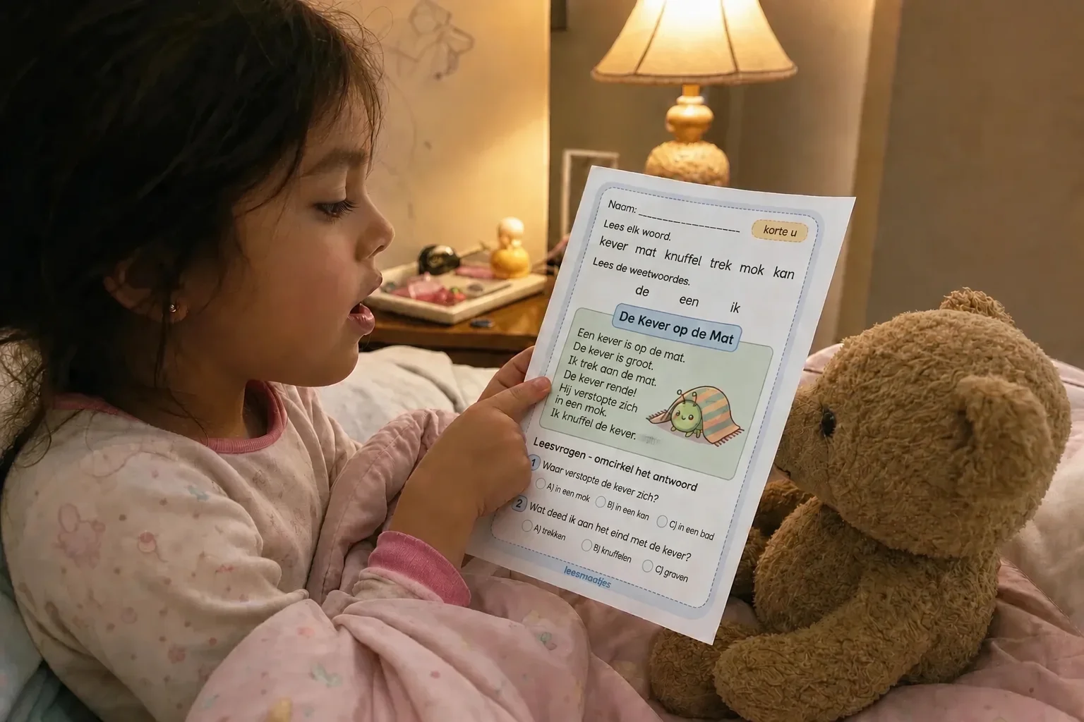 Samen lezen voor het slapengaan