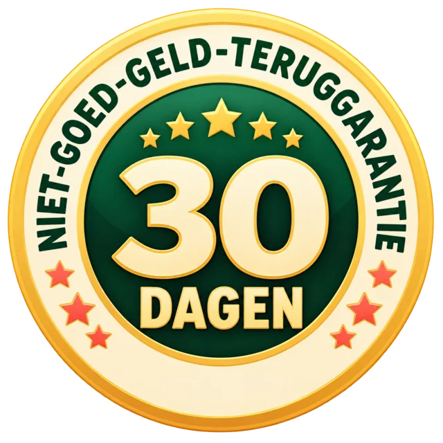 30 dagen niet-goed-geld-teruggarantie
