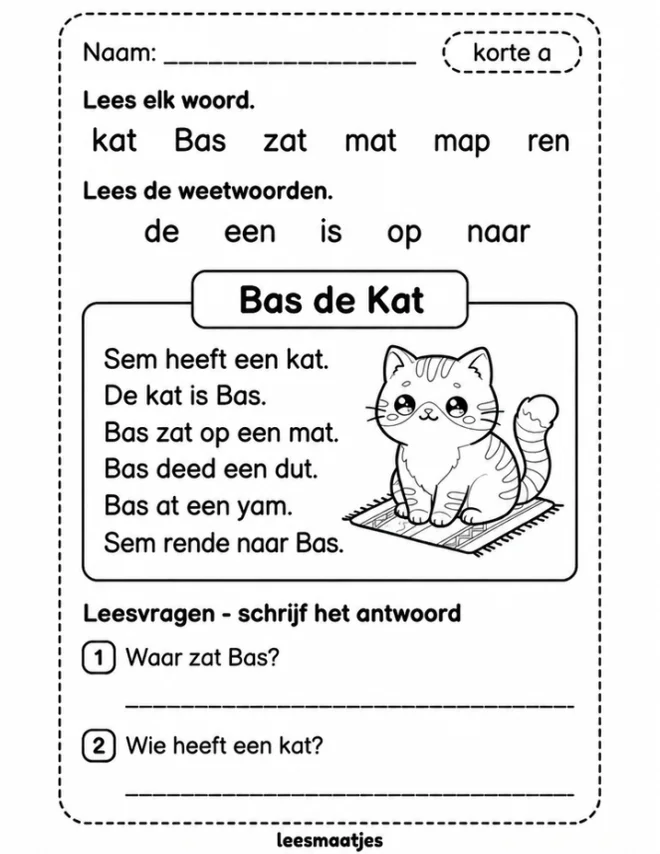 Dezelfde pagina in inktbesparend zwart-wit